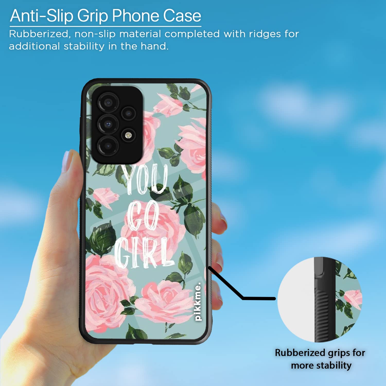 Pikkme Samsung A13 4G Flower back cover – photo 5