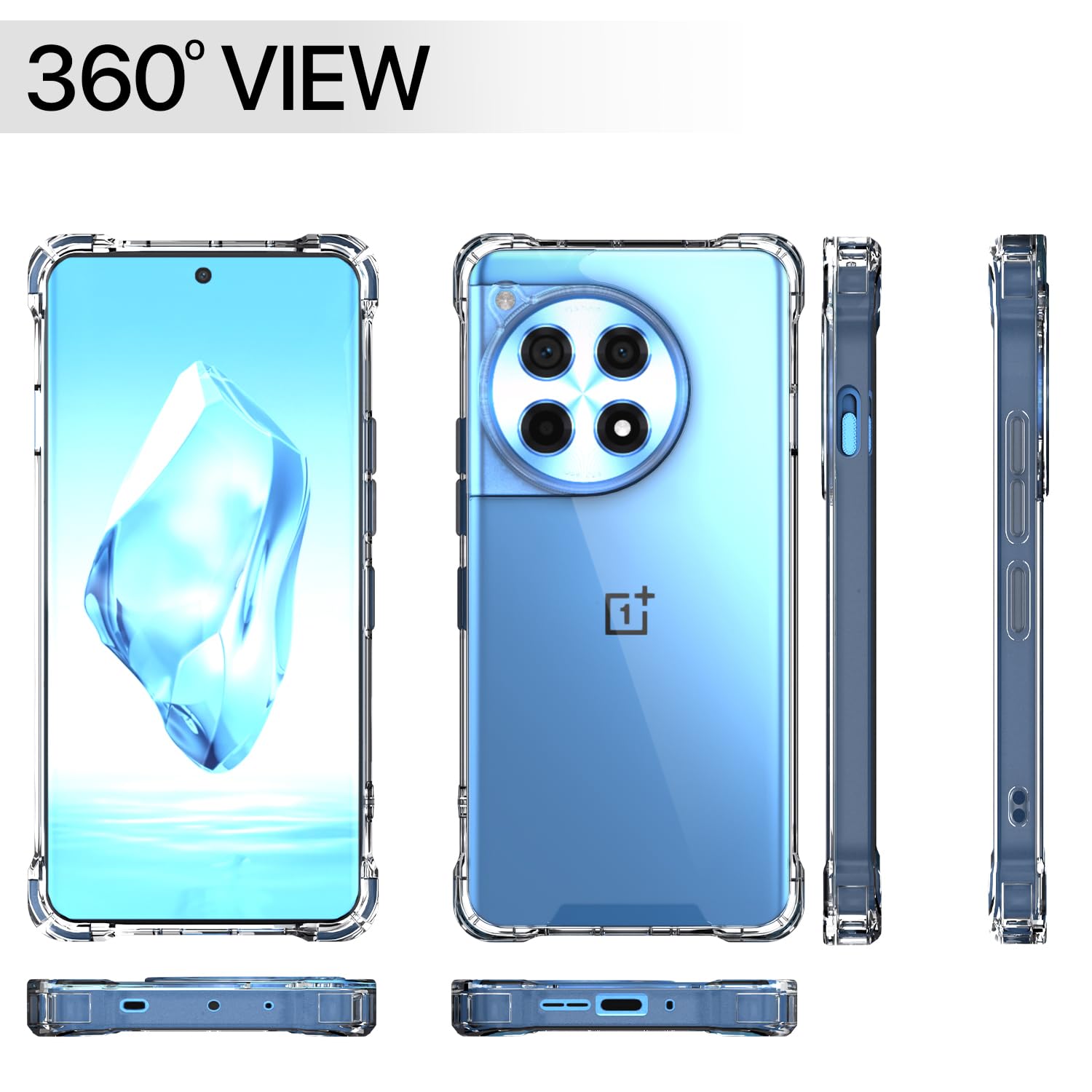 Transparent PC-TPU mobile back cover for OnePlus 12R 5G – Pikkme – photo 7