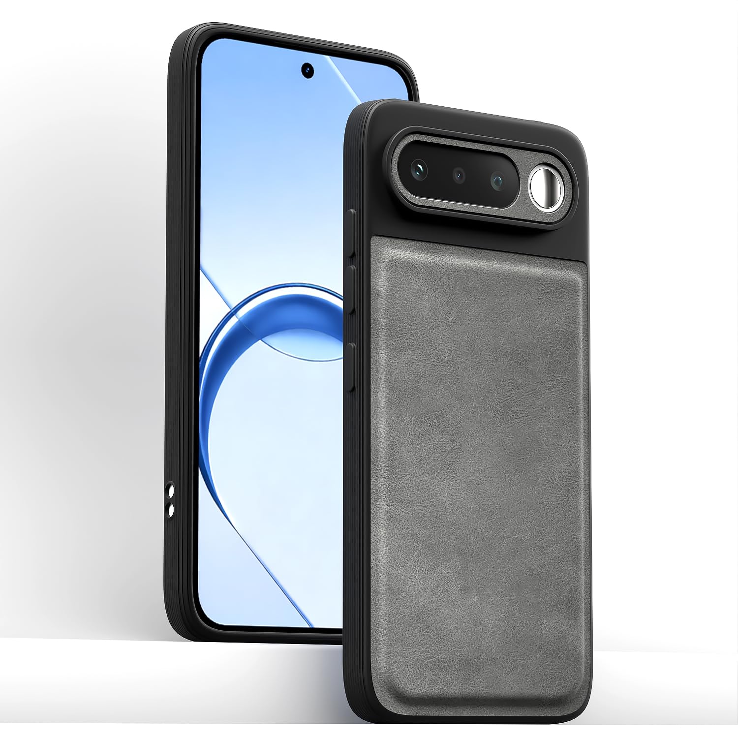 Grey Leather back cover for Realme 16 5G – Pikkme – photo 2