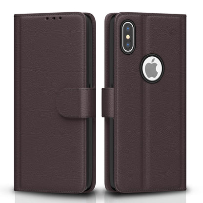 Pikkme iPhone X/XS coffee wallet flip cover