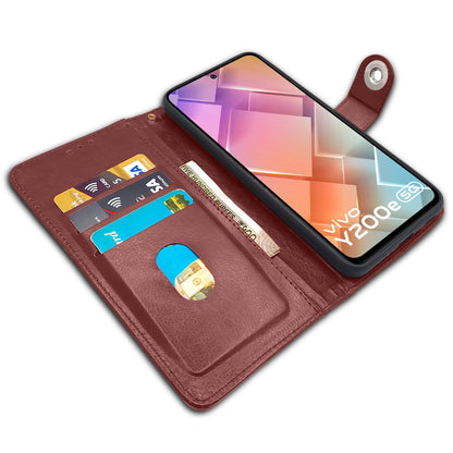 Brown flip cover for Vivo T3/Y200e 5G – Pikkme – photo 3