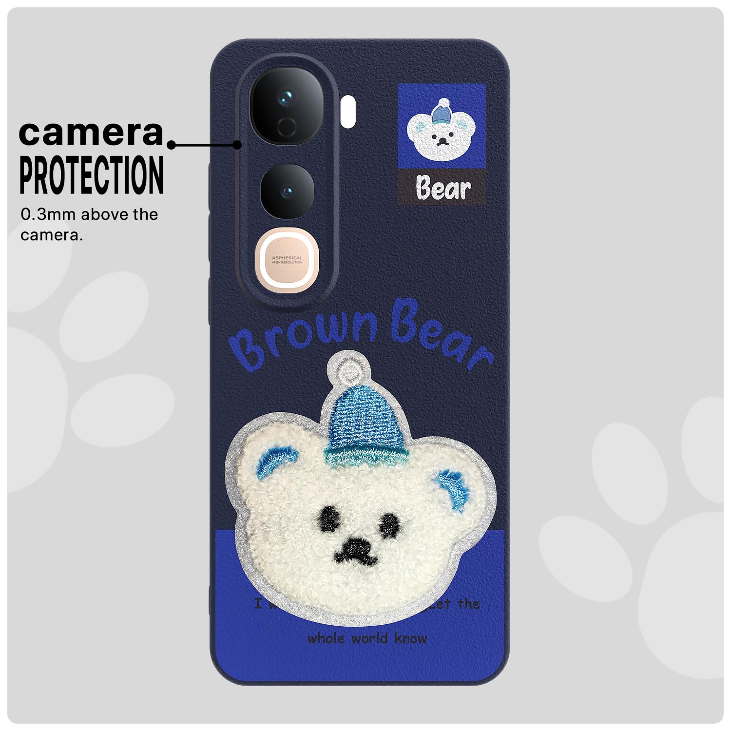 Vivo Y400 Pro 5G mobile back cover in blue by Pikkme – photo 6