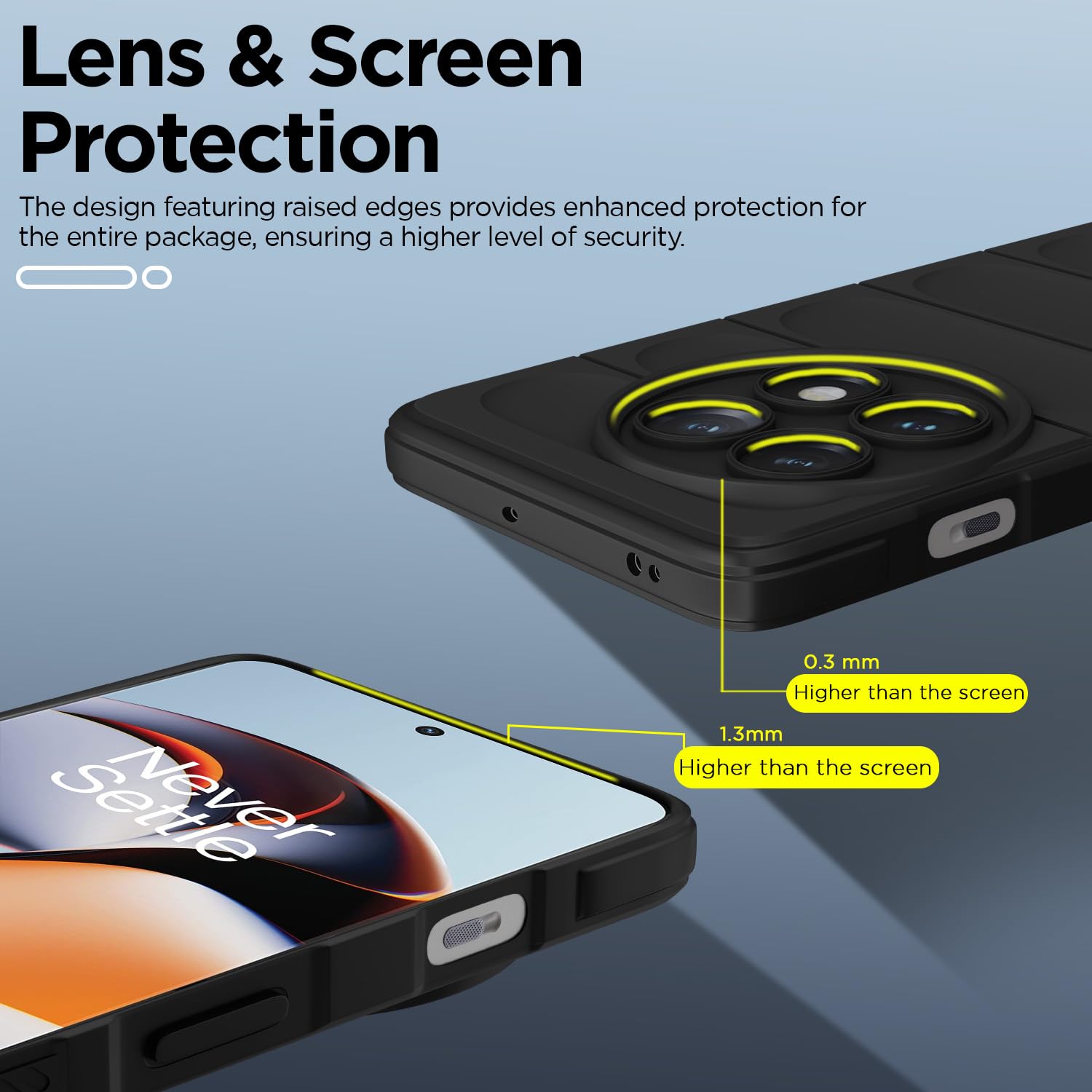 Pikkme OnePlus 11R 5G Liquid Silicone black back cover – photo 3