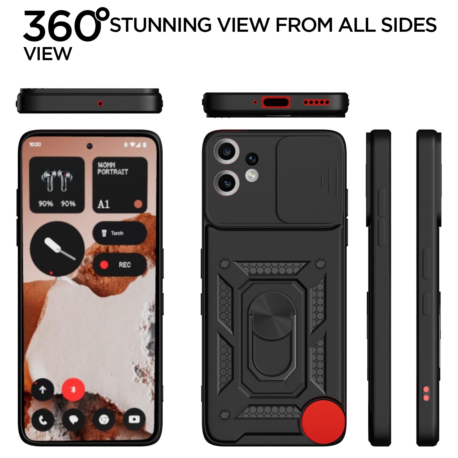 Pikkme CMF Phone 2 Pro 5G/360 black mobile cover – photo 5
