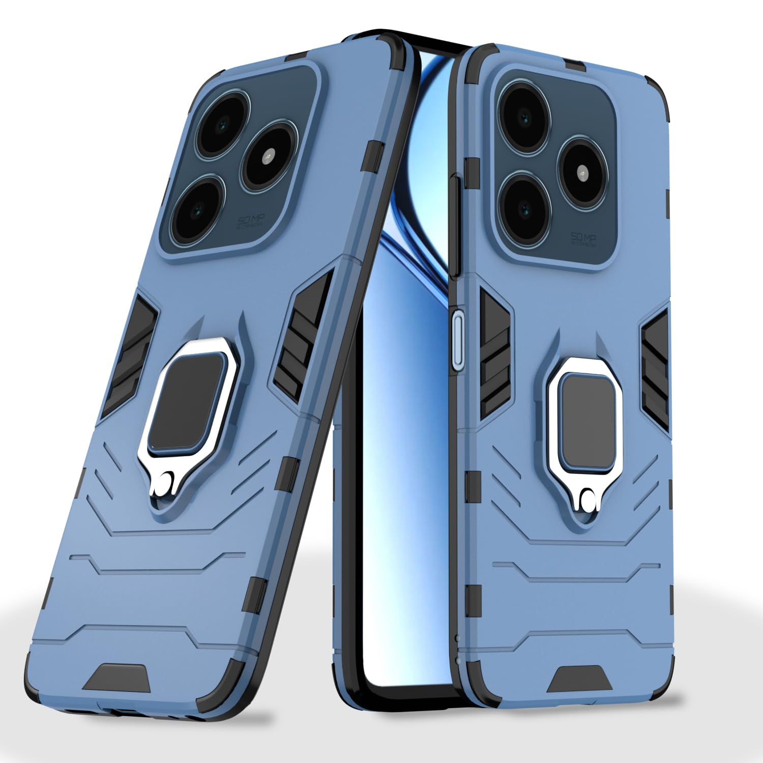 Blue mobile back cover for Realme C63 4G – Pikkme