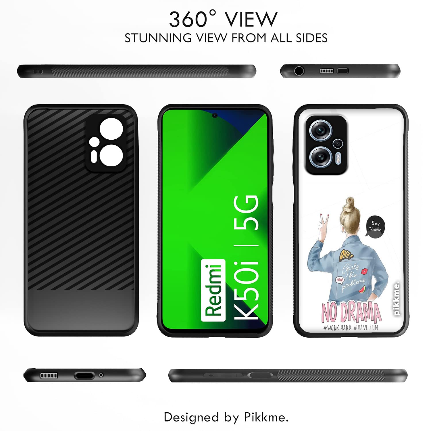 Redmi K50i 5G Hybrid back cover by Pikkme – photo 2