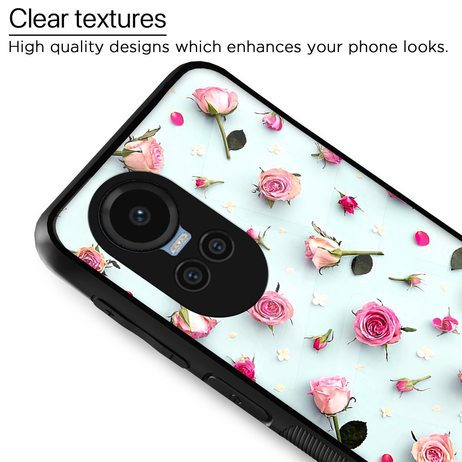 Oppo Reno 10 5G Flower mobile back cover by Pikkme – photo 4