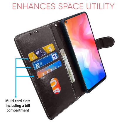 Vivo Y30/Y50 Magnetic flip cover in coffee & brown by Pikkme – photo 3