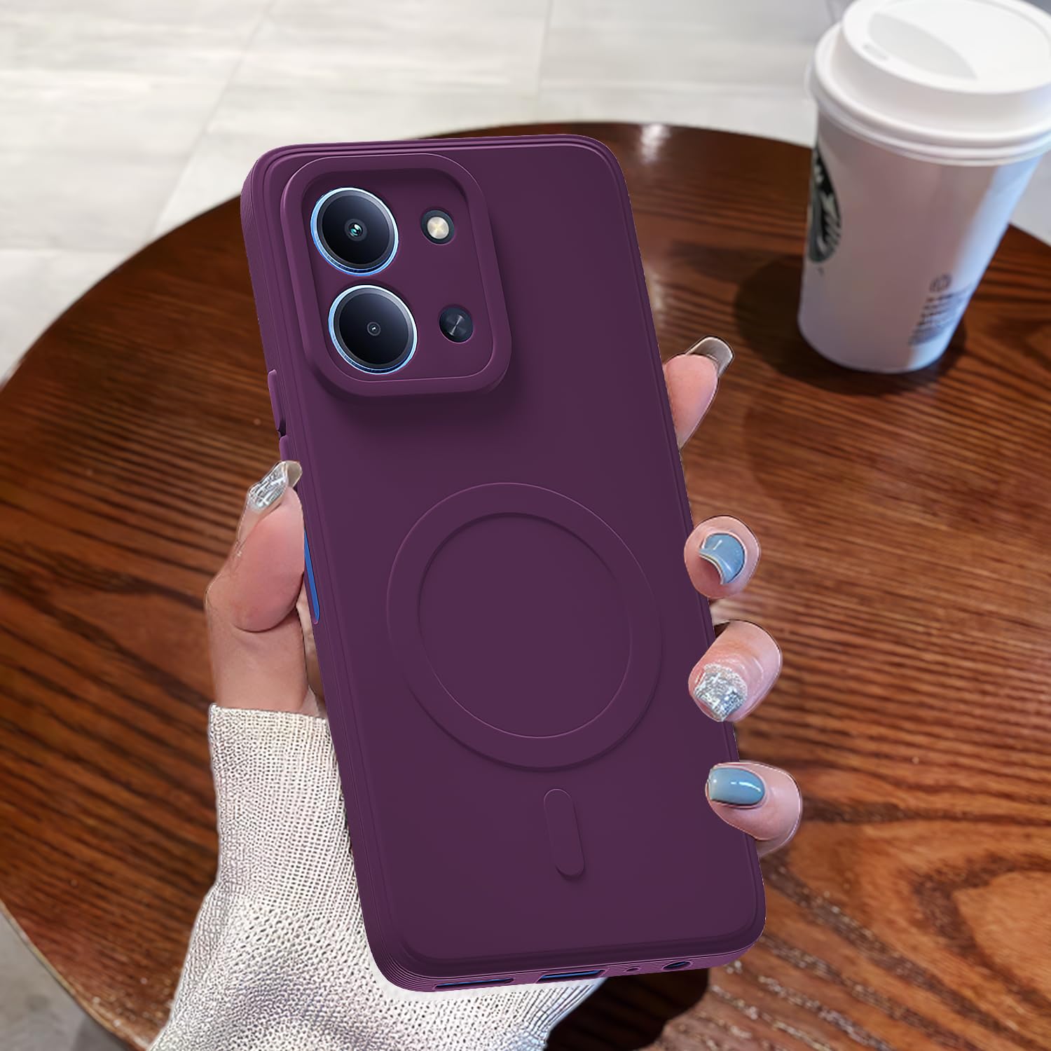 Pikkme Redmi 15C 5G MagSafe purple mobile cover – photo 7