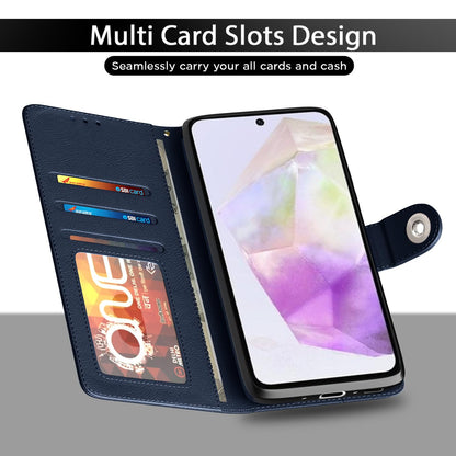 Pikkme Samsung A56 5G Button blue flip case – photo 5