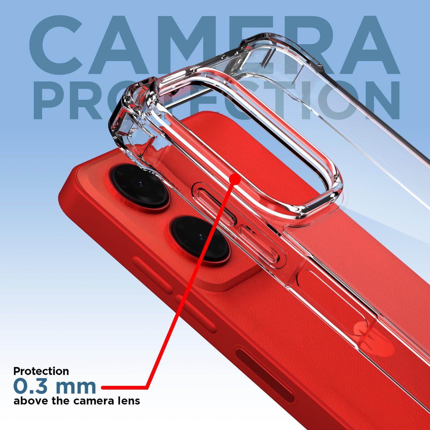 Pikkme transparent PC-TPU back cover for Moto G35 5G – photo 5