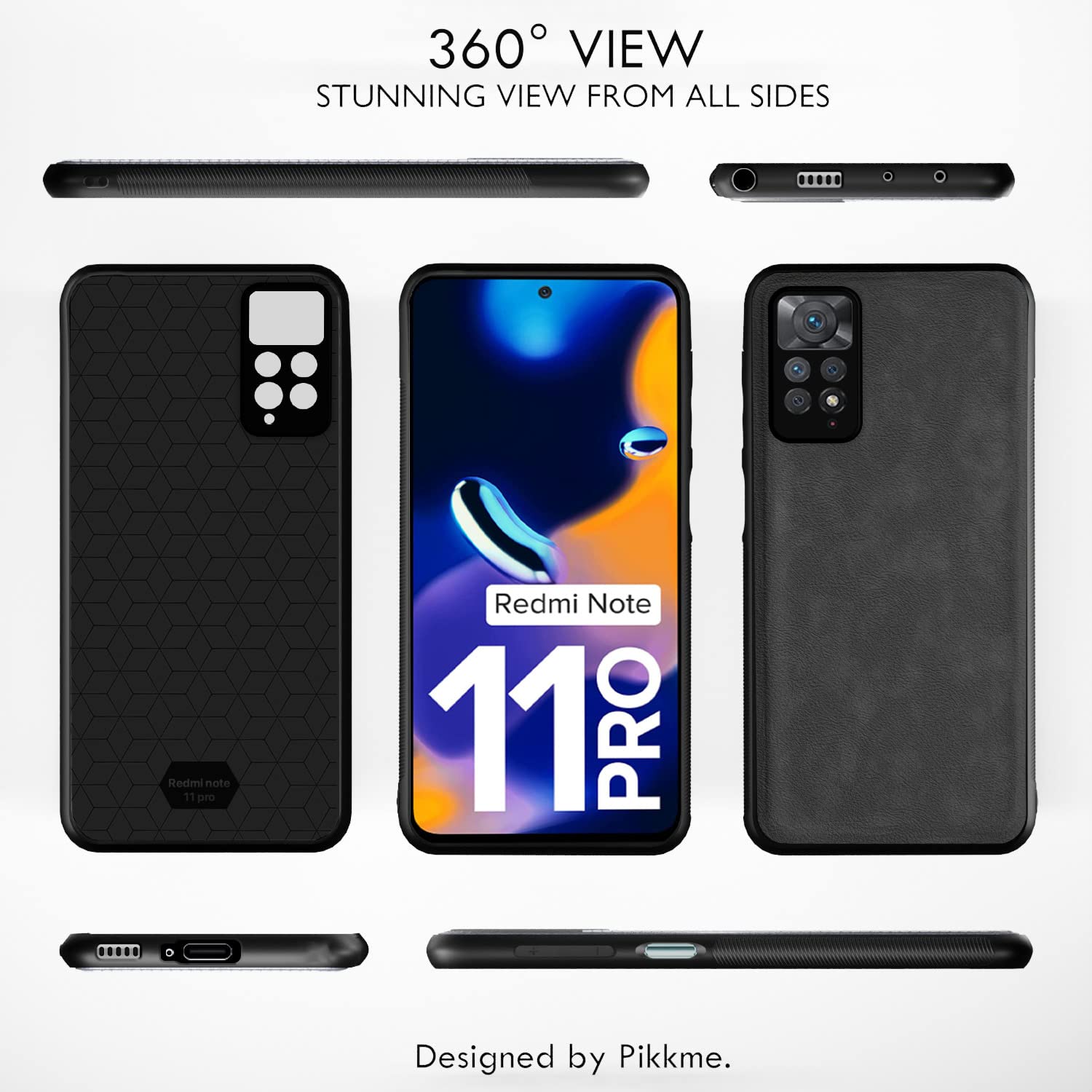 Pikkme Redmi Note 11 Pro/Note 11 Pro Plus 5G grey mobile cover – photo 3