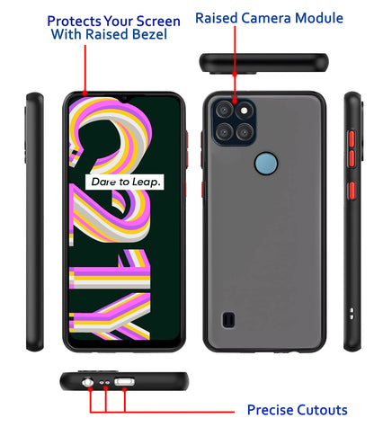 Black back cover for Realme C21Y/C25Y – Pikkme – photo 3