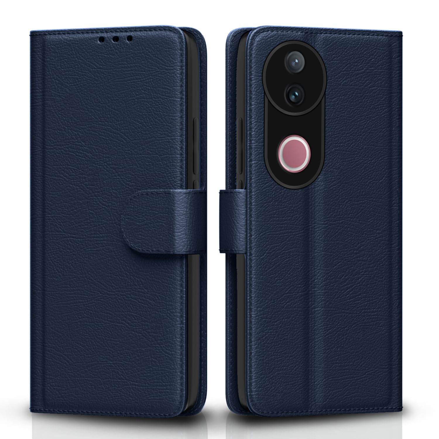 Pikkme Vivo V50 5G / V50e 5G Vintage Flip Cover (Blue)