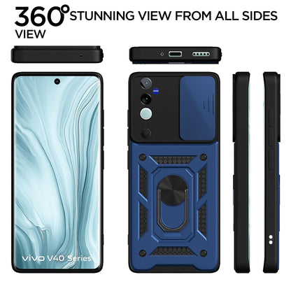 Pikkme Vivo V40/V40 Pro/T3 Ultra 5G D10 Camera Shield blue mobile back cover – photo 5