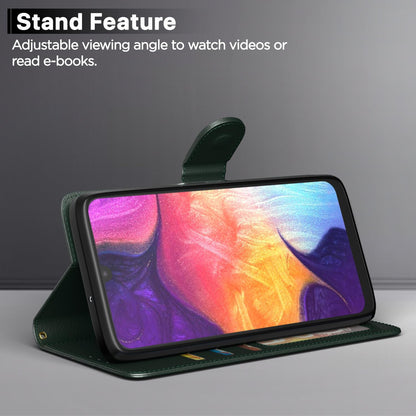 Pikkme Samsung A50/A50s/A30s Wallet green mobile flip cover – photo 3