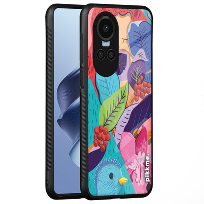 Pikkme Hybrid mobile back cover for Oppo Reno 10 5G
