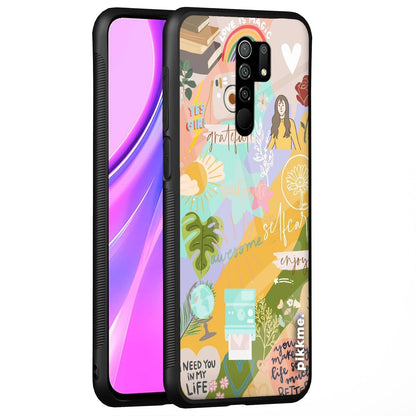 Redmi 9 Prime mobile back cover by Pikkme