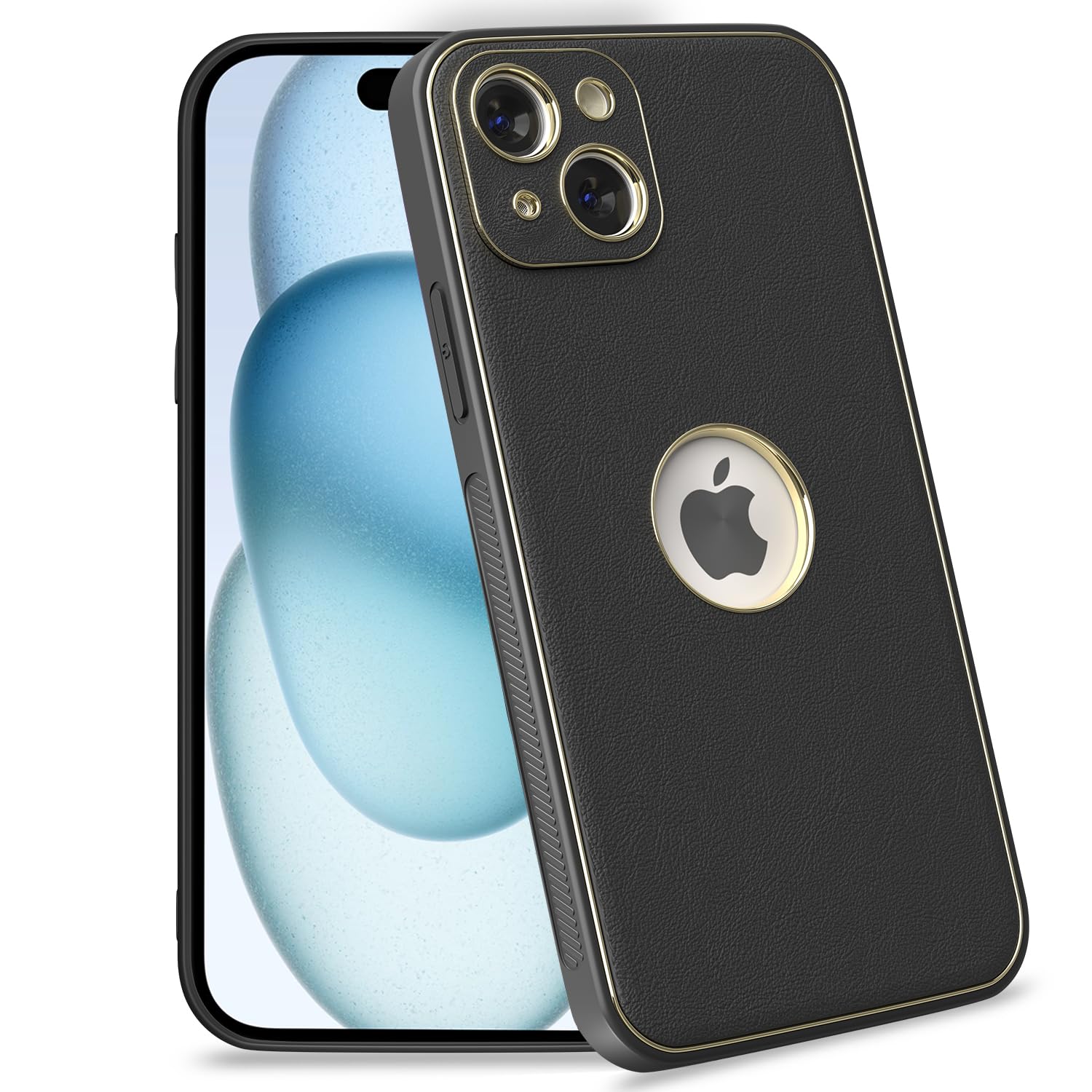 Pikkme Leather Chrome Back Cover