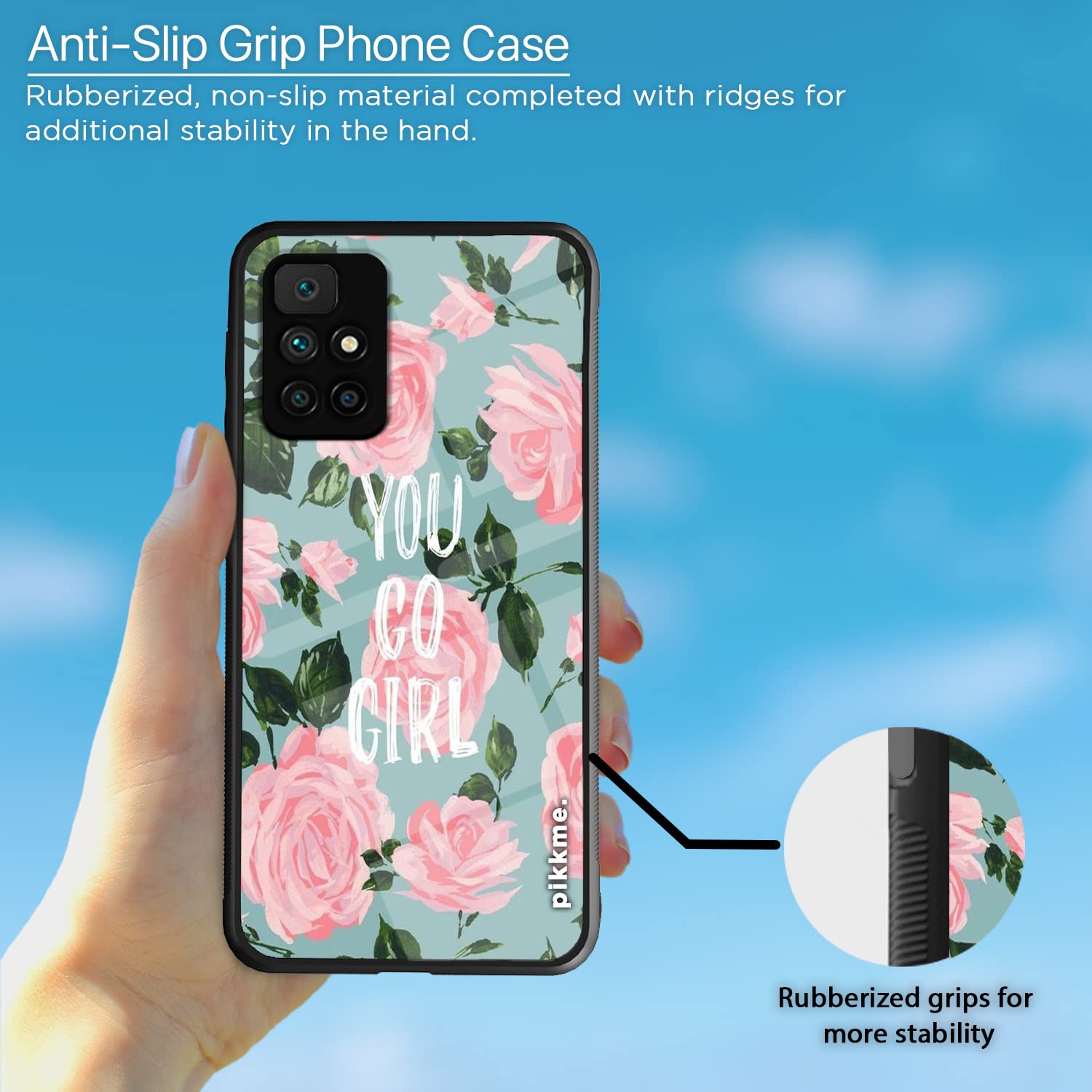 Pikkme Redmi 10 Prime Flower mobile cover – photo 5