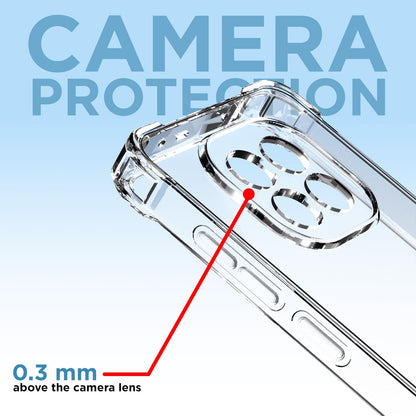 Pikkme Oppo F29 5G  PC + TPU Clear Transparent Back Cover (Transparent)