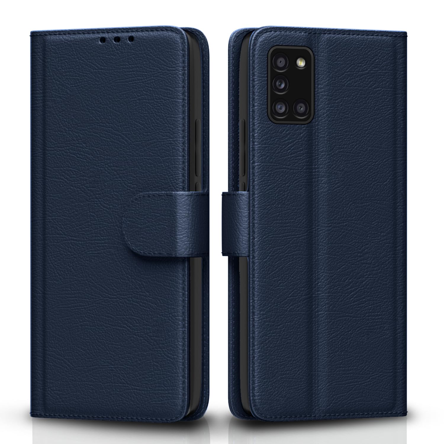 Blue wallet flip cover for Samsung A31 – Pikkme