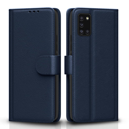 Blue wallet flip cover for Samsung A31 – Pikkme
