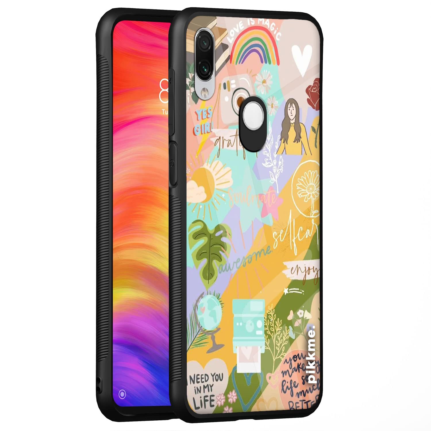 Pikkme Hybrid mobile back cover for Redmi Note 7/Note 7 Pro/Note 7s