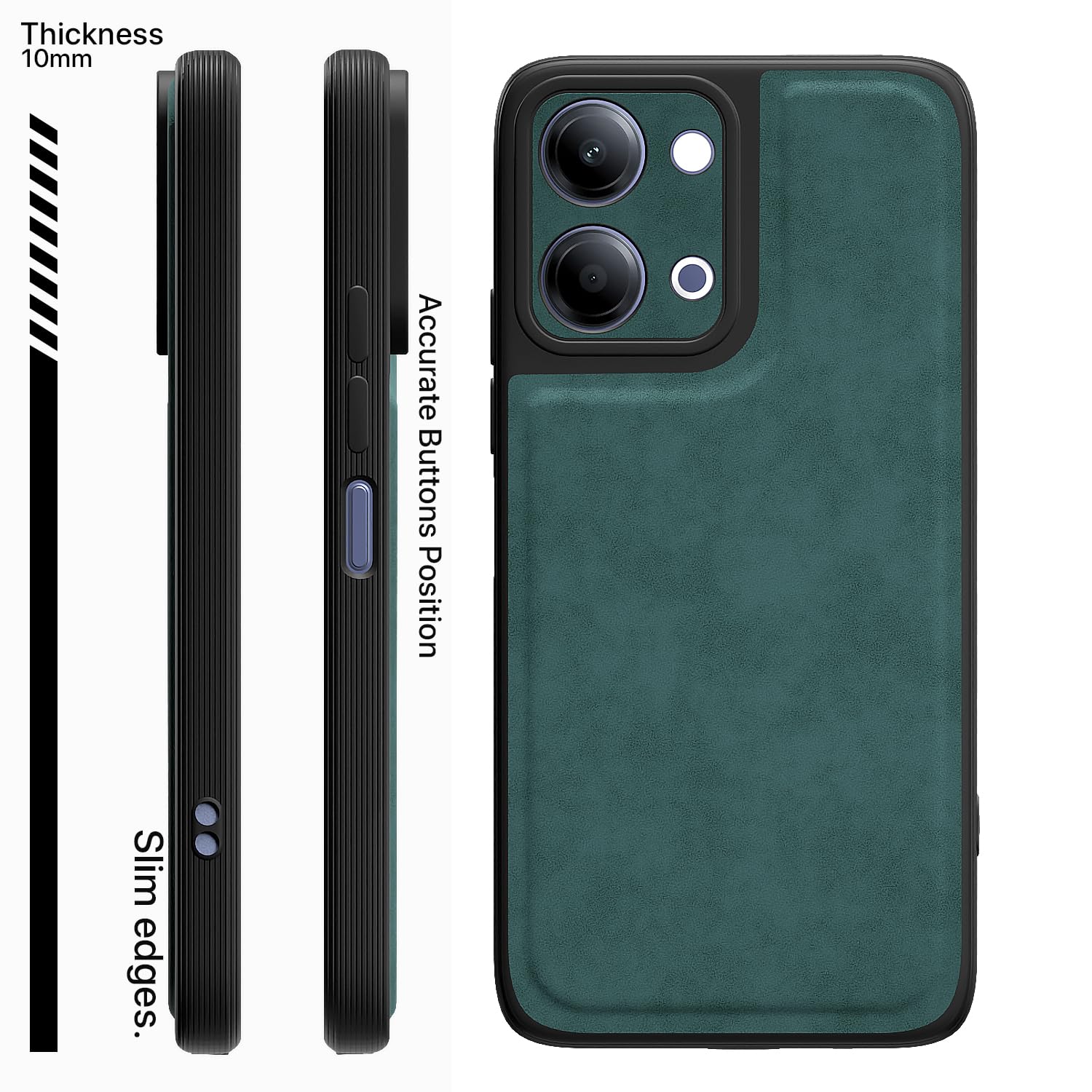 Green mobile cover for Vivo Y11/T5 Lite 5G – Pikkme – photo 3