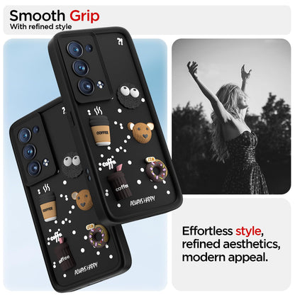 Pikkme black Silicone mobile back cover for Oppo Reno 6 Pro Plus 5G/3D – photo 2