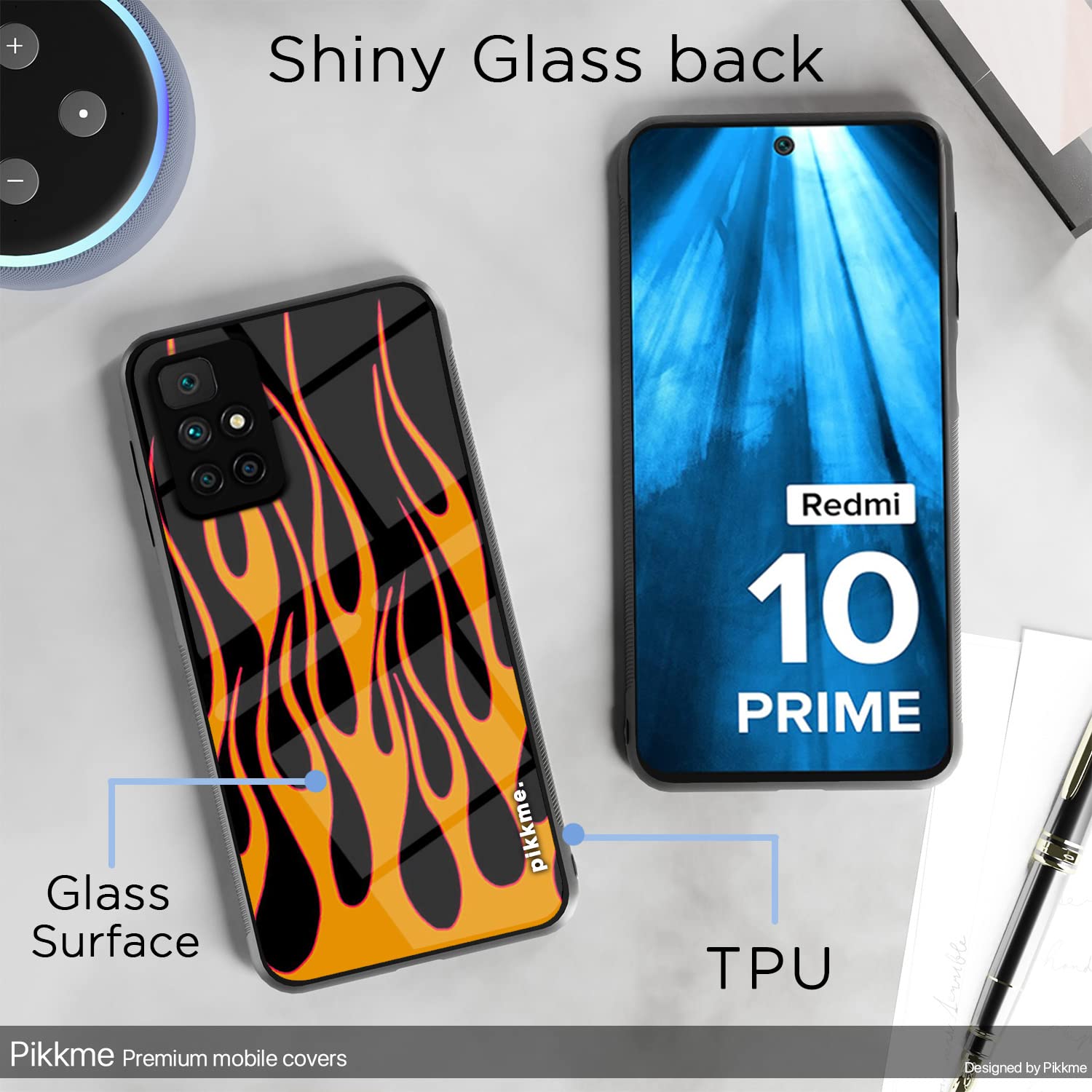 Pikkme Redmi 10 Prime Hybrid mobile back cover – photo 3