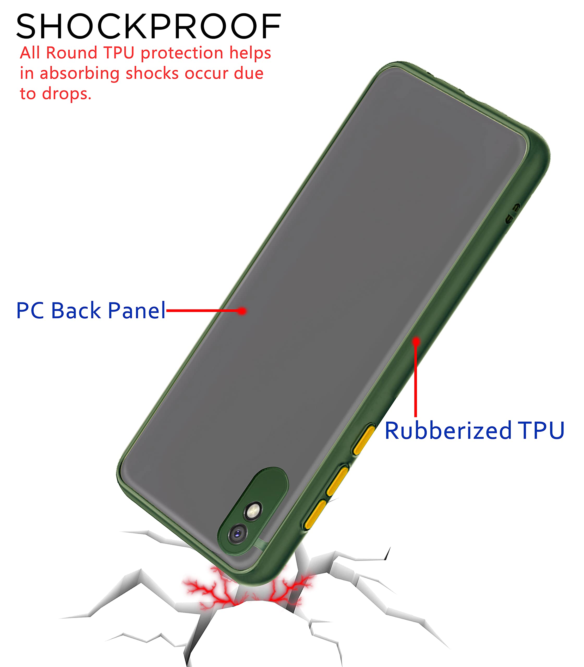 Green back cover for Redmi 9A/9i – Pikkme – photo 4