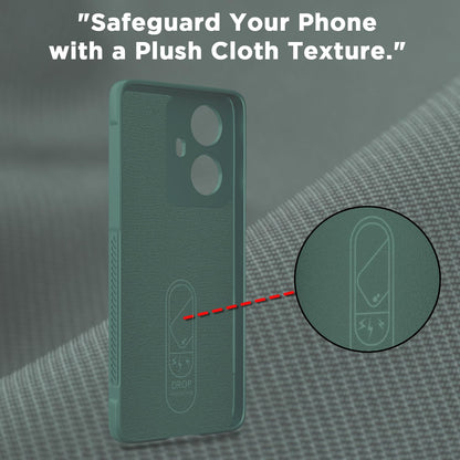 Pikkme green Liquid Silicone back cover for Realme 10 Pro Plus 5G – photo 6