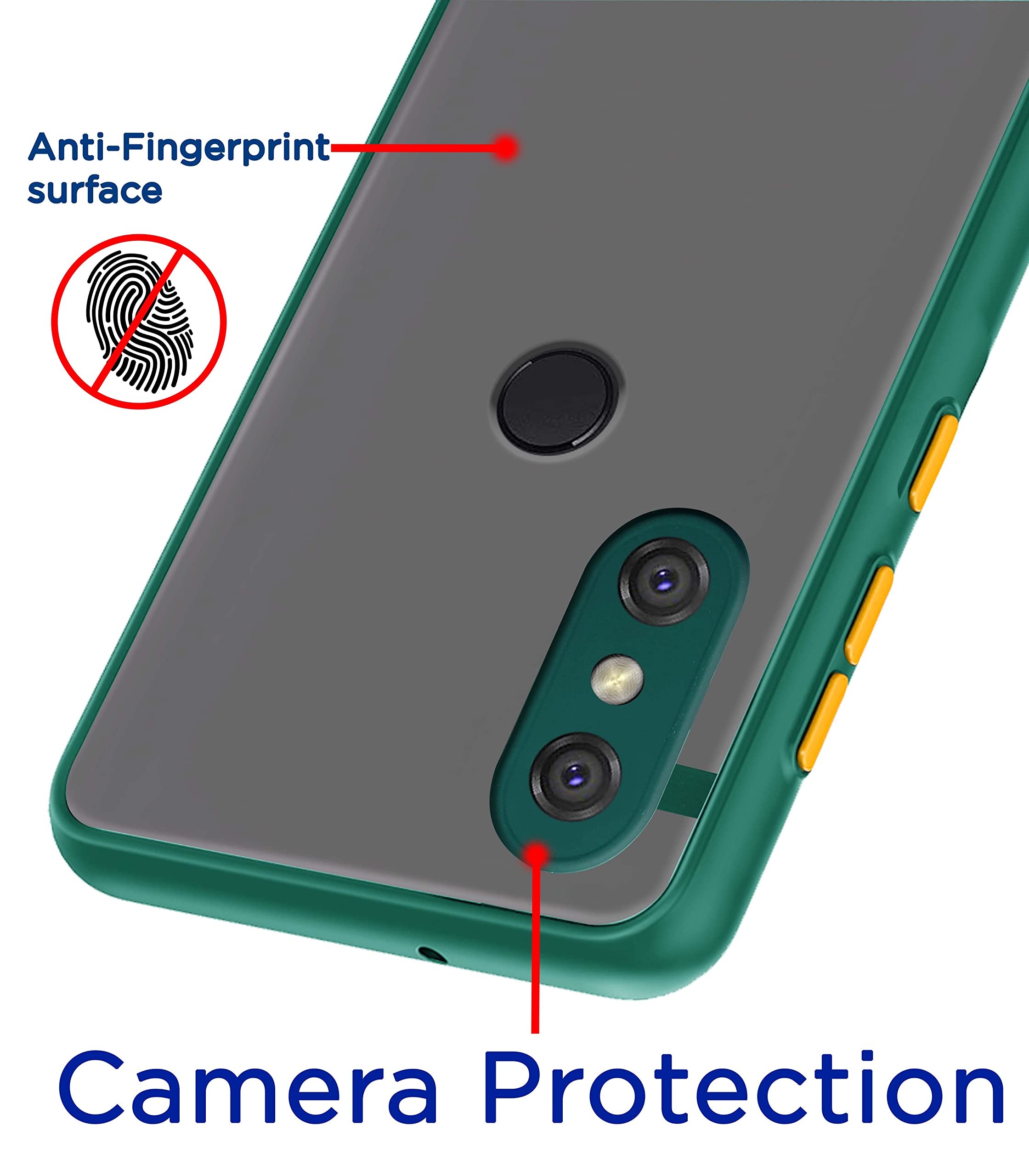Pikkme Redmi Note 5 Pro green mobile back cover – photo 2