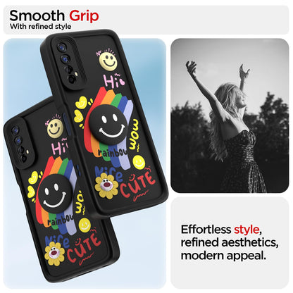 Pikkme Realme 7/Narzo 30 4G/Narzo 20 Pro Soft Silicone black mobile cover – photo 2
