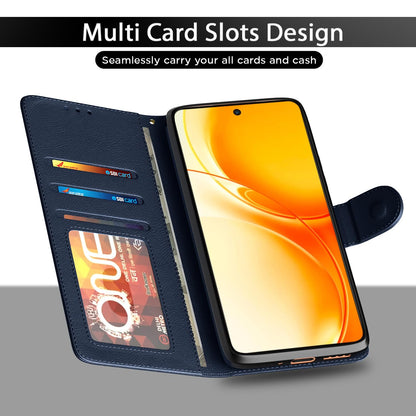 Pikkme Realme P4 Power 5G Wallet blue flip case – photo 5