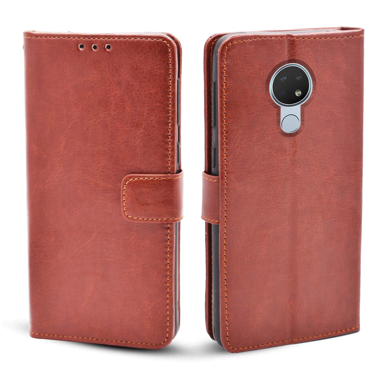 Pikkme Nokia 6.2 brown flip cover