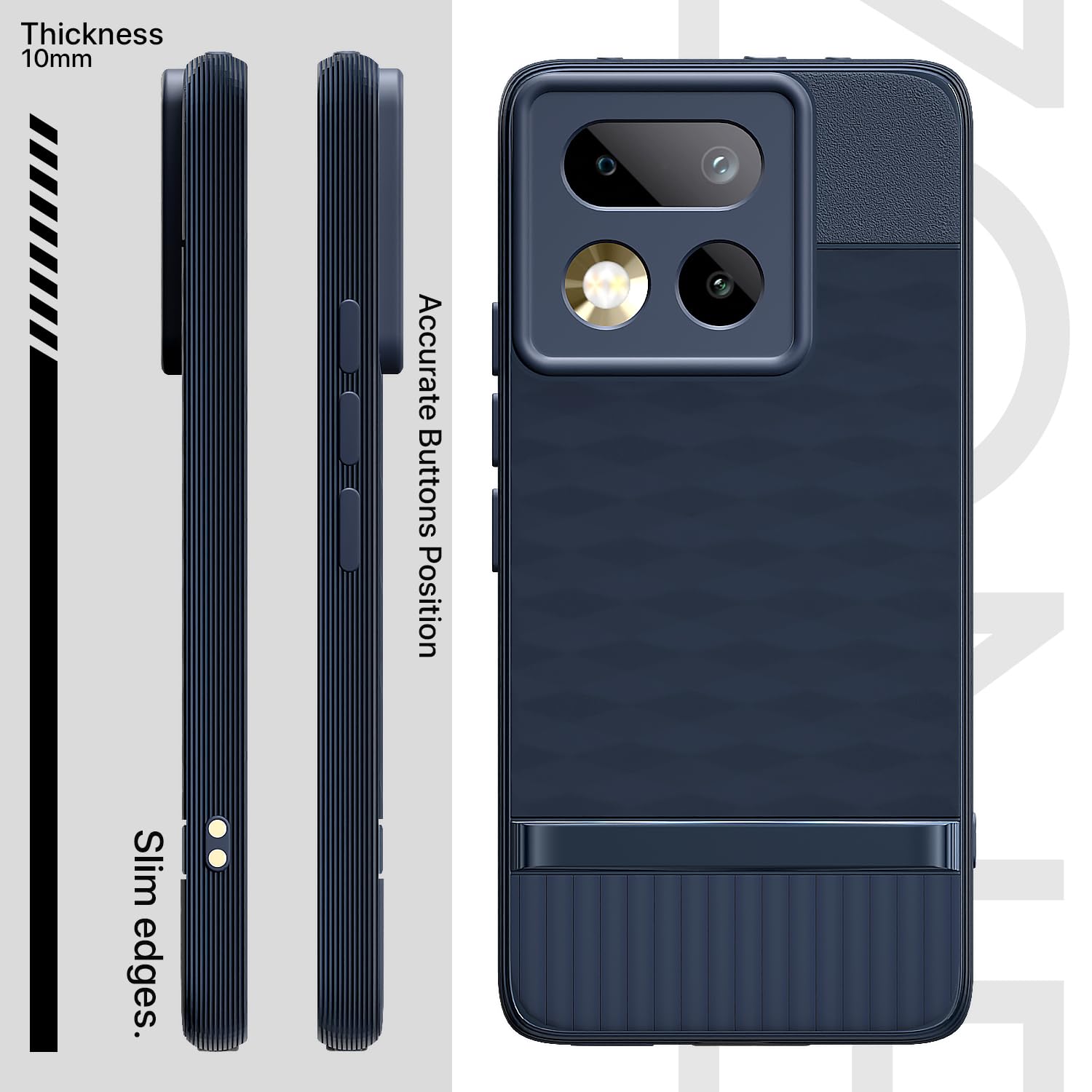 Realme 16 Pro Plus 5G mobile back cover in blue by Pikkme – photo 3