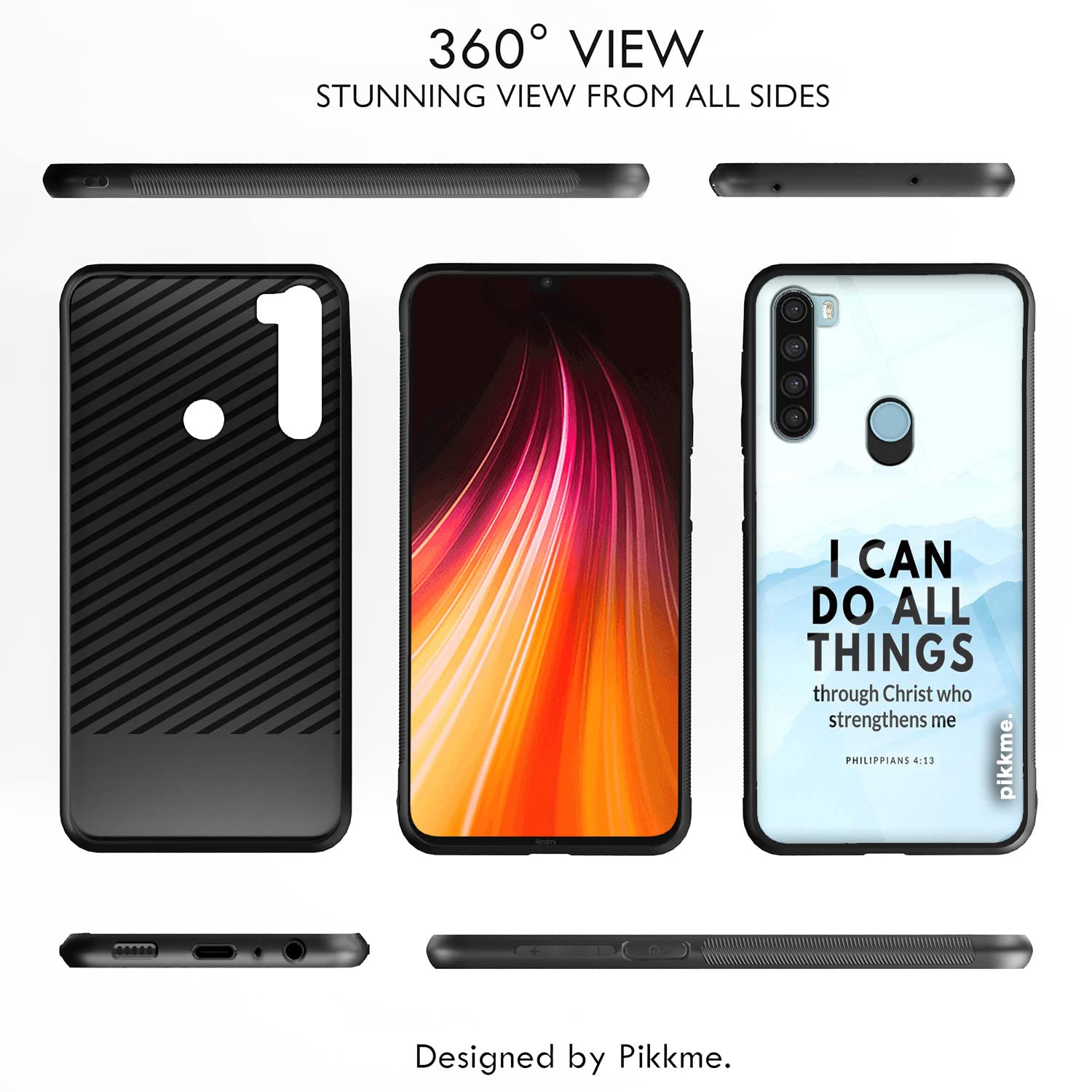 Pikkme Redmi Note 8 Hybrid mobile cover – photo 2