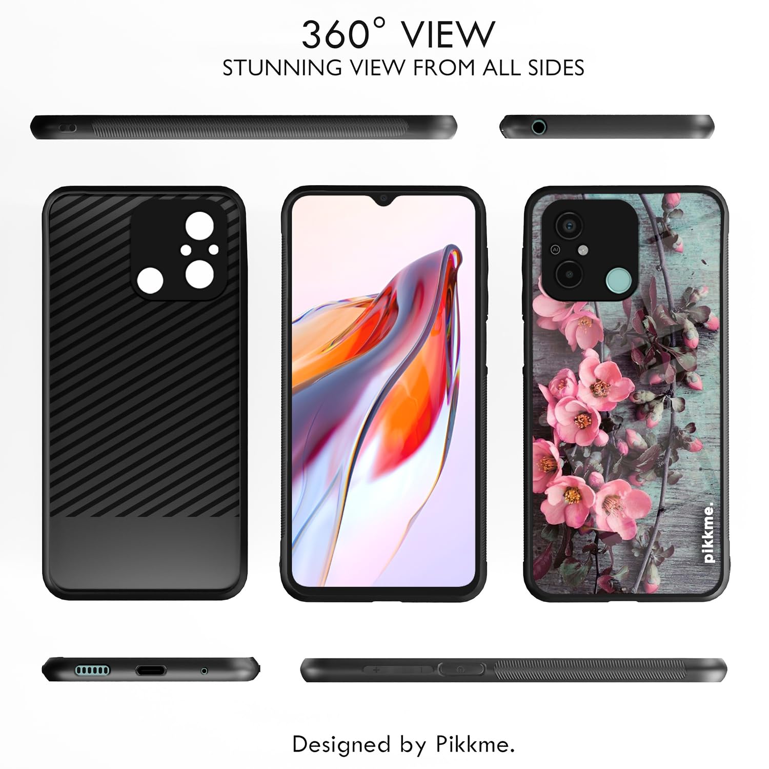 Flower Back cover for Redmi 12C/Poco C55 – Pikkme – photo 2