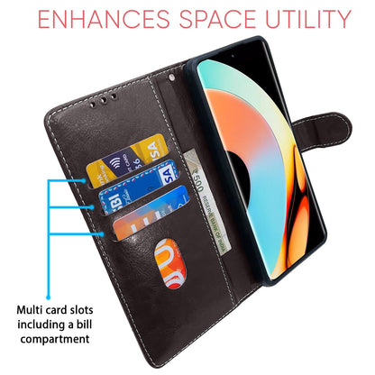 Realme 10 Pro Plus 5G flip case in coffee & brown by Pikkme – photo 4