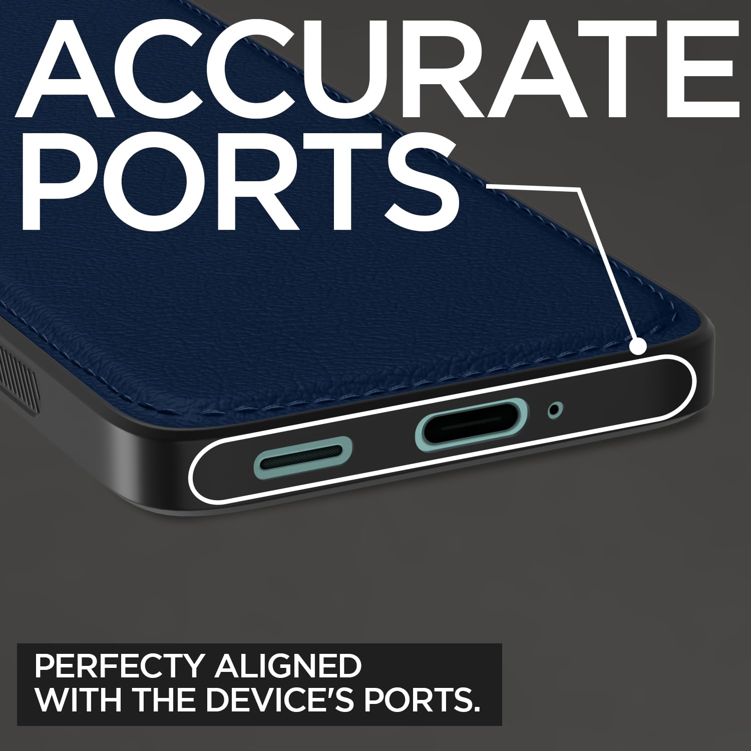 Pikkme Samsung Galaxy A16 5G Leatherback Back Case | Blue