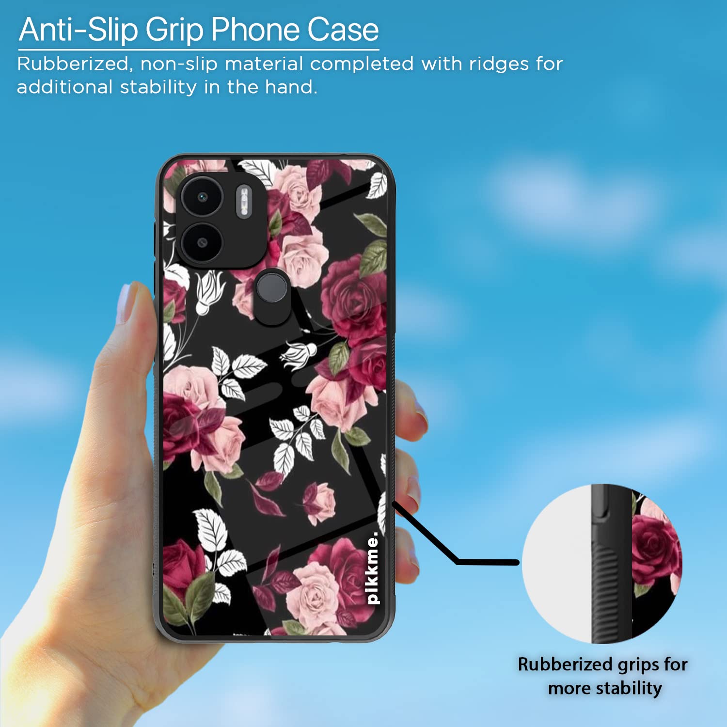 Redmi A1 Plus/A2 Plus/Poco C50 Flower back cover by Pikkme – photo 5
