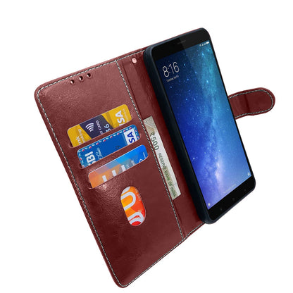 Mi Max 2 Magnetic mobile flip cover in brown & coffee by Pikkme – photo 4