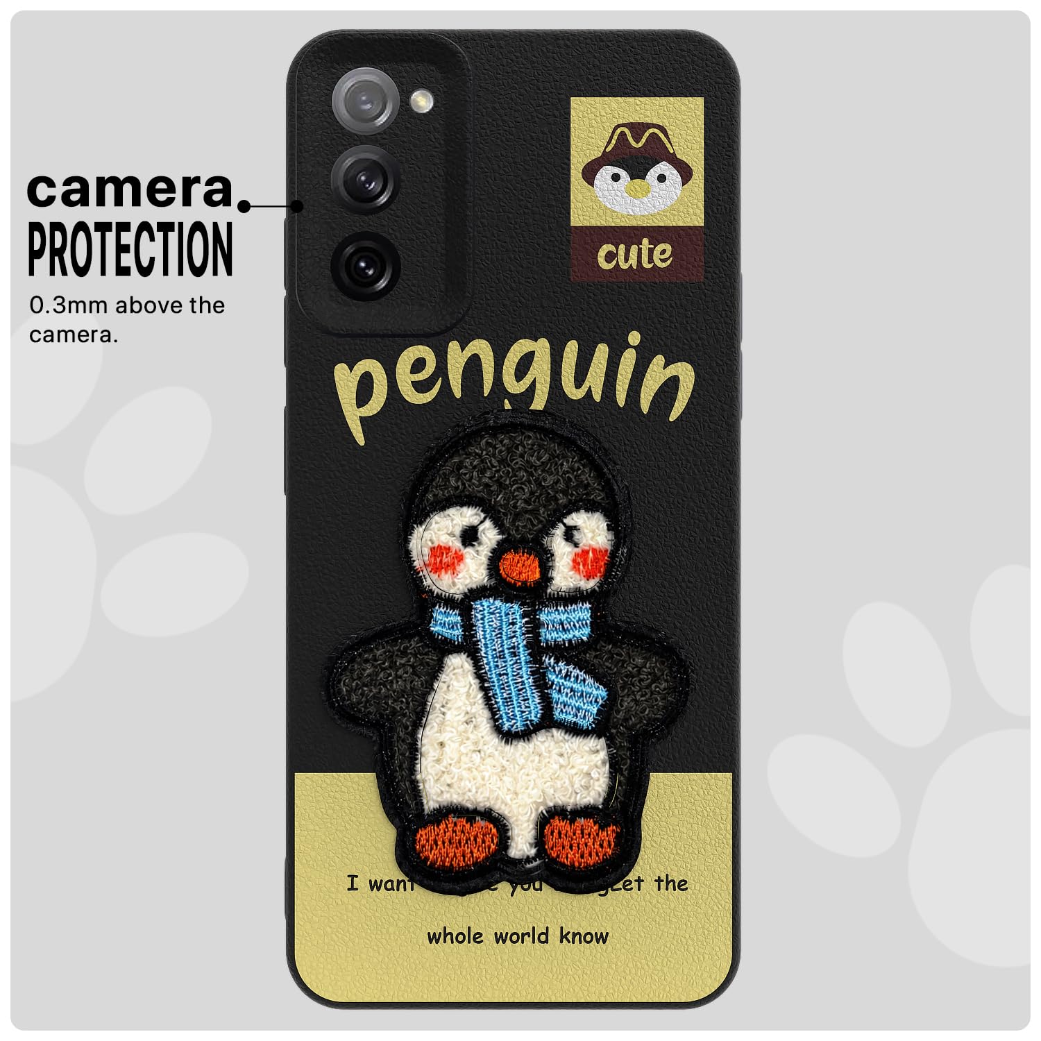 Pikkme Samsung S20 FE/S20 FE 5G Plush Patch black back cover – photo 6