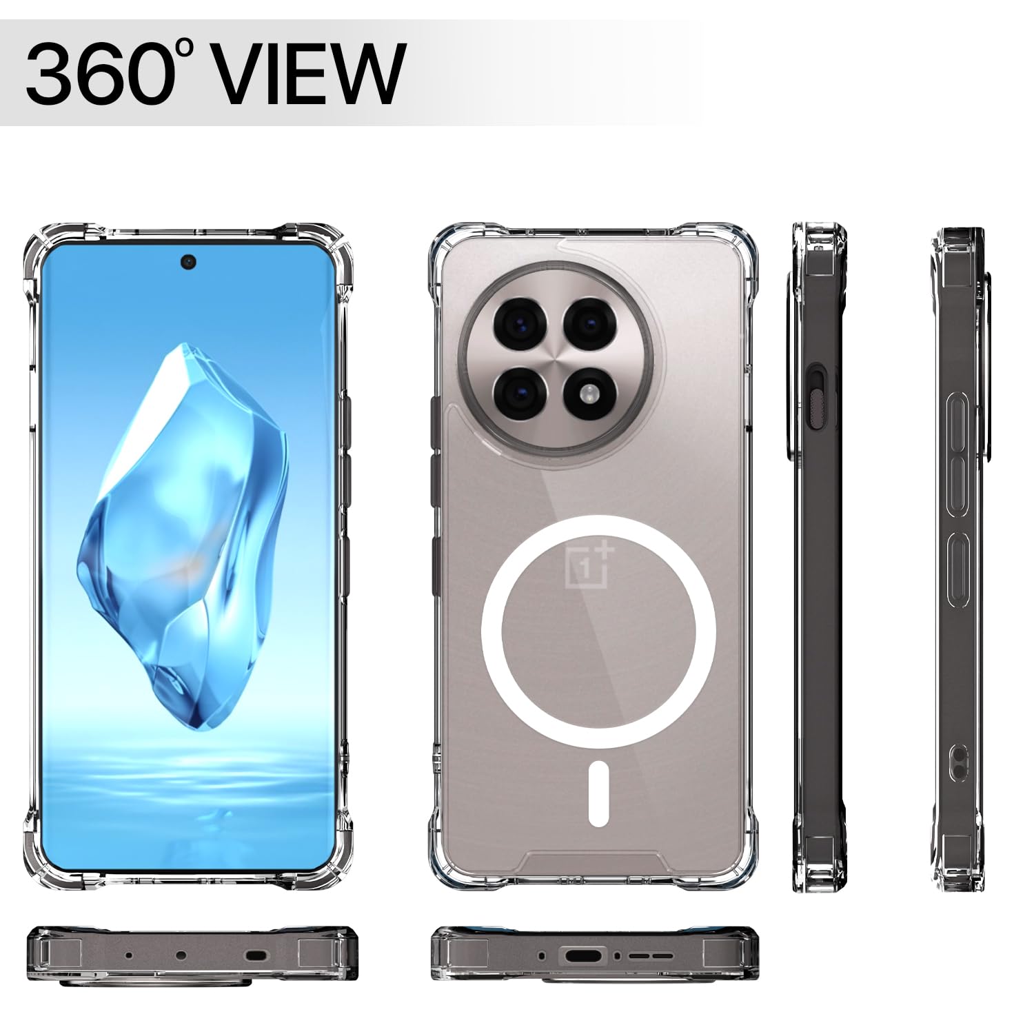 OnePlus 13R 5G MagSafe phone cover in transparent mag-safe by Pikkme – photo 7