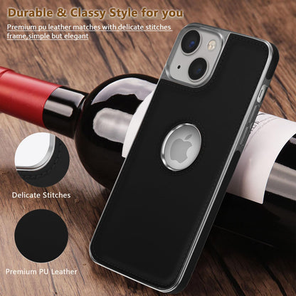 Black Leatherback mobile cover for iPhone 15 Plus – Pikkme – photo 5