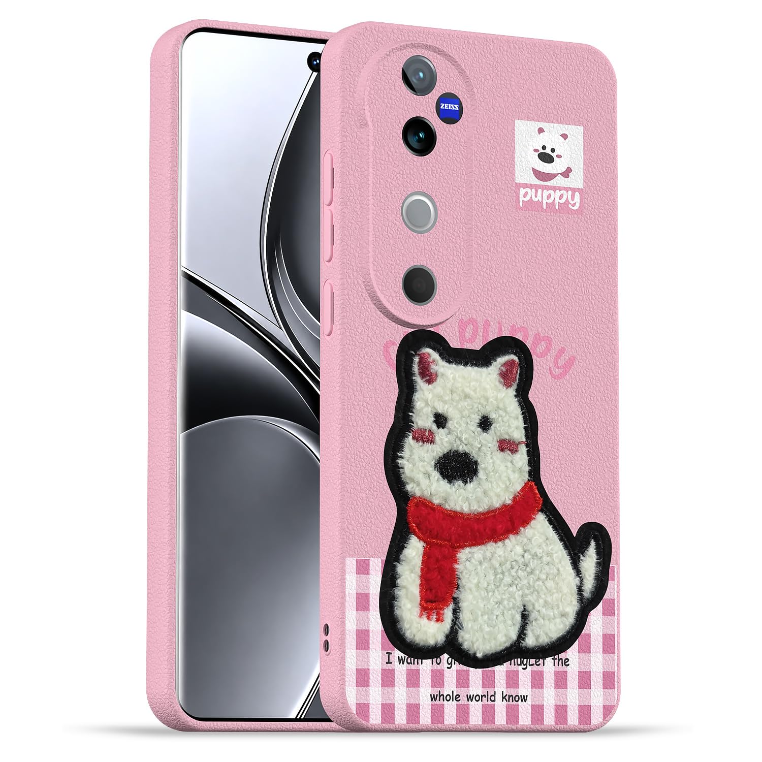 Vivo V40/V40 Pro/T3 Ultra 5G mobile cover in pink by Pikkme