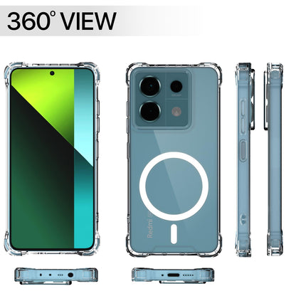 Transparent mag-safe MagSafe mobile back cover for Redmi Note 13 Pro/Poco X6 5G – Pikkme – photo 7