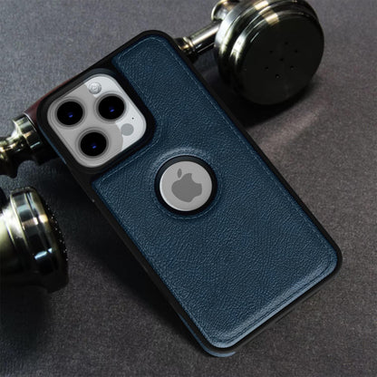 Pikkme iPhone 16 Pro Flexible Pu Leather Back Case | Blue